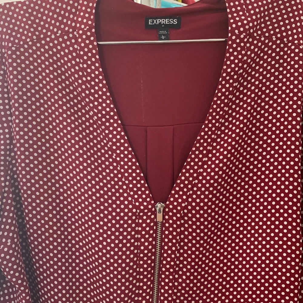 Espress Dress Burgundy